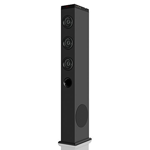Samtronic 2.1CH башня динамик bt Система домашнего кинотеатра с держателем для телефона Напольные колонки SM-T1200B черного цвета