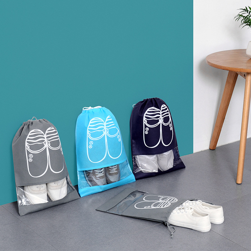 L24 нетканые Drawstring карман пыле обувь сумка чехол для хранения