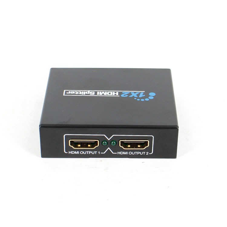 Новый HDMI сплиттер HDCP Full HD 1080p 1X2 сплиттер 1 в 2 Выход Усилитель для HDTV DVD PS3 Xbox