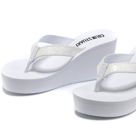 latest fancy high heel sandal flip flops for summer