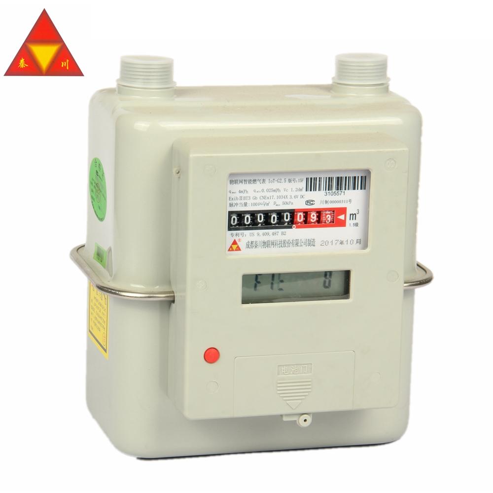 Дистанционный контроль lpg газовый счетчик g1.6 жилой lora газовый счетчик