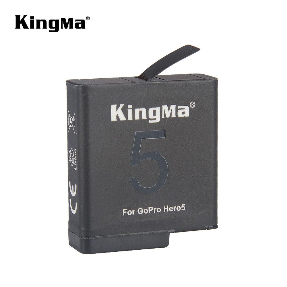 Замена KingMa AHDBT-501 литий-ионная батарея AABAT-001 для go pro 7 go pro 5 6 для gopros аксессуары для камеры