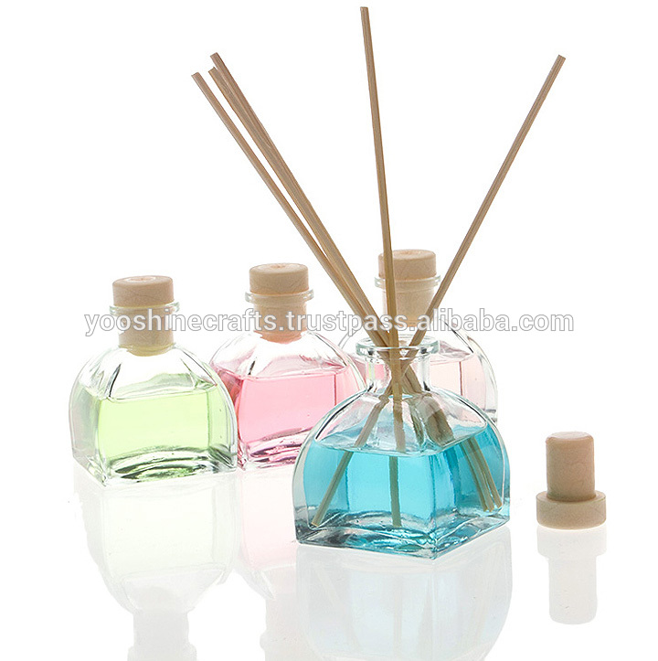 40 ml reed diffuser in a graceful transparent bottle, rattan diffuser, oil scent diffuser, fragrance diffuser, Room Fragrances