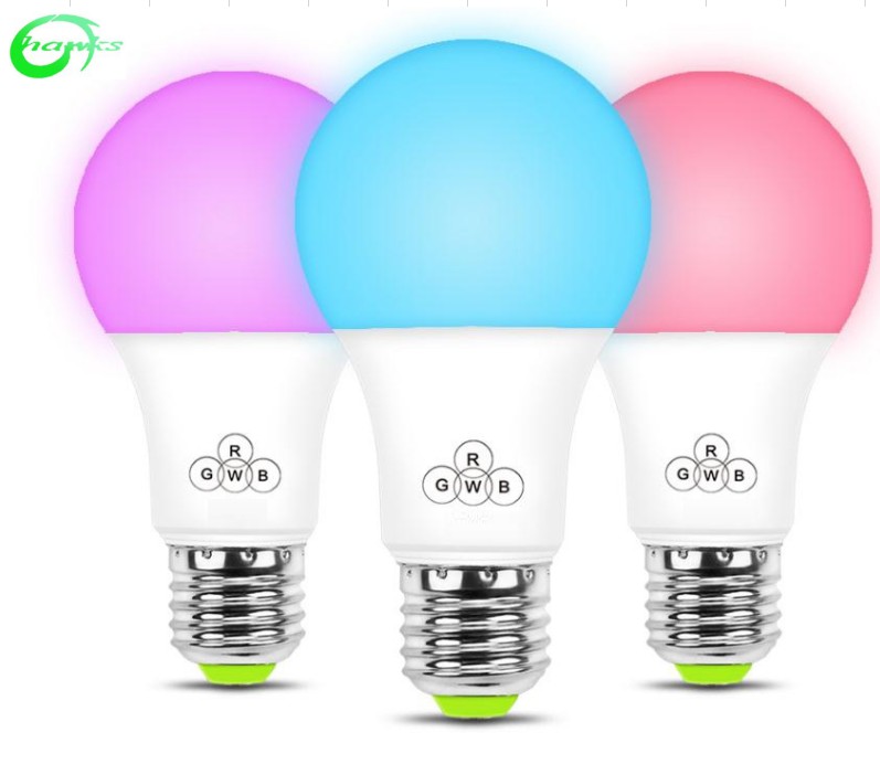 Amazon Alexa E27 умная лампа светодиодные лампы RGB многоцветная умная лампа