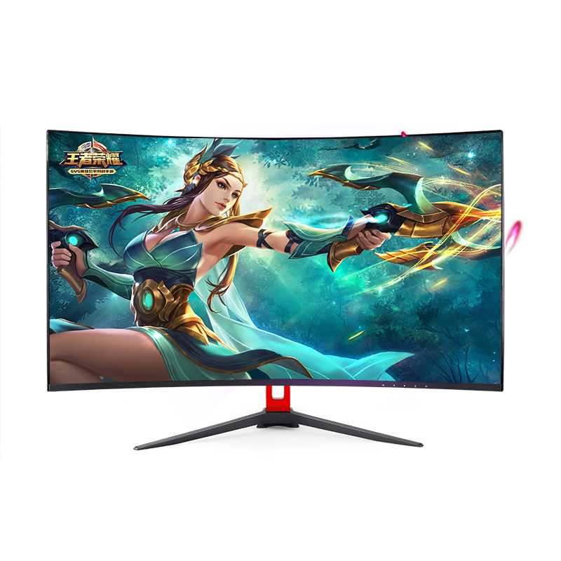 Игровой изогнутый монитор AMD с бесплатной синхронизацией, 32 дюйма, 2k, 144 Гц, порт дисплея 1 мс