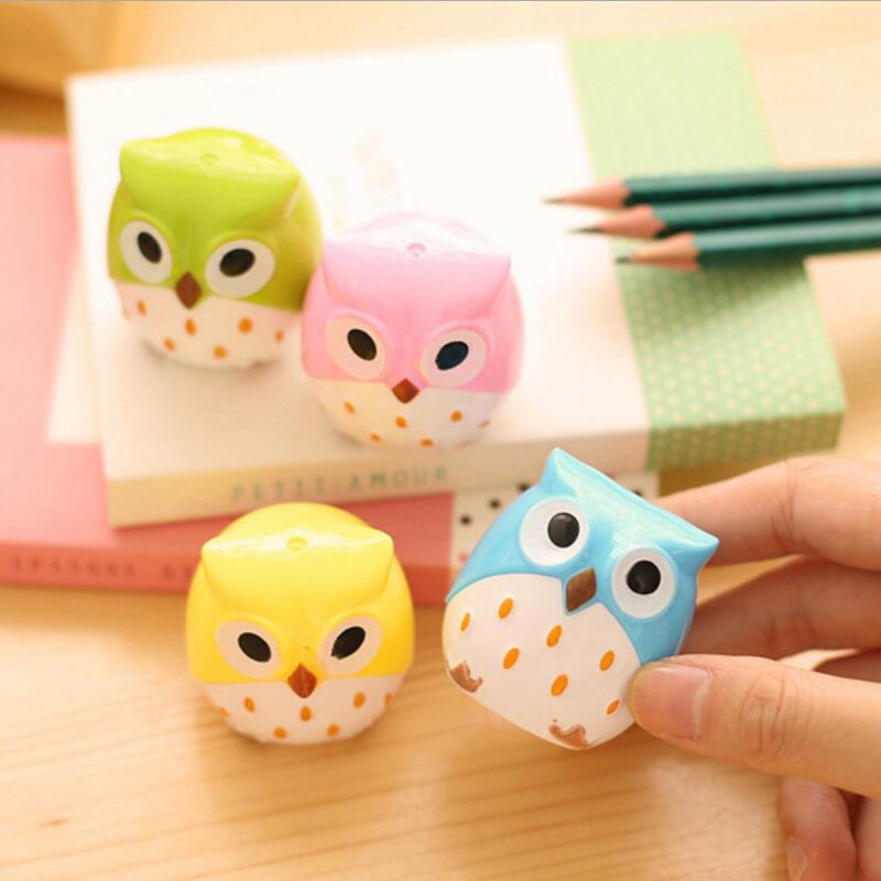 Kawaii Сова точилка для карандашей резак нож рекламный подарок канцелярские принадлежности