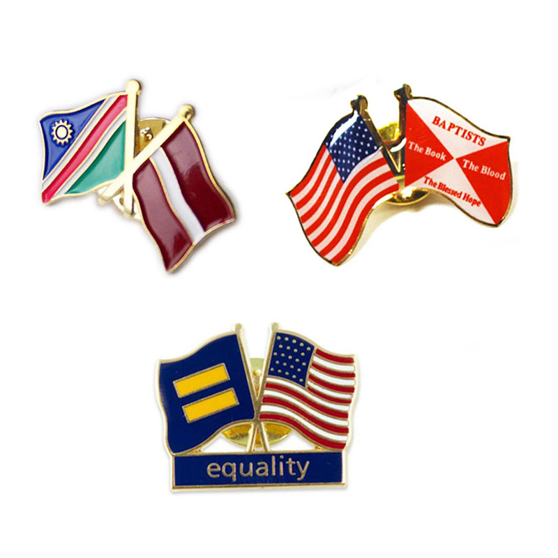 Free Style Design Enamel Promotional Customized Metal Lapel Pins & Badges