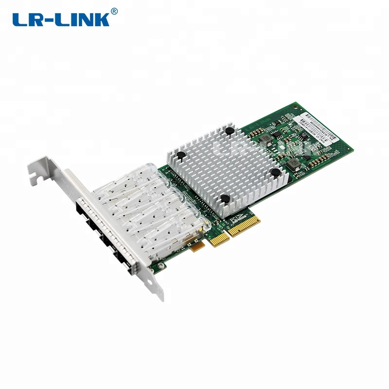 LR-LINK OEM/ODM сервис Intel I350 чипсет PCI Express x4 Quad Port SFP Gigabit Ethernet Сетевая карта