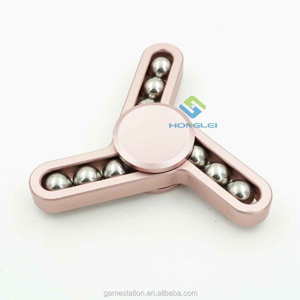 new products Hand Spinner Tri Fidget Aluminum Stainless Steel Bearing Desk Focus Toy Alloy Spinner