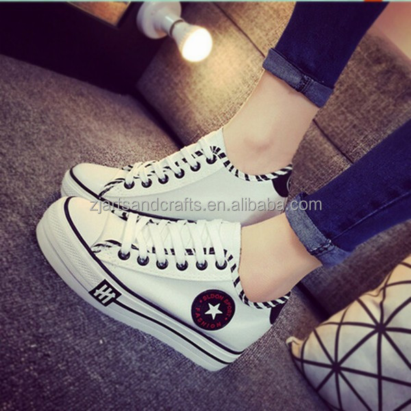 Wholesale fashion Espadrilles flat lace up canvas casual shoes women