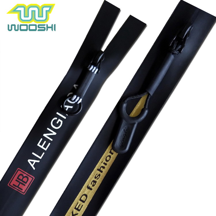 Zip manufacture PVC печатная Скрытая Водонепроницаемая Длинная цепочка молния для сухого погружения костюм спортивная одежда
