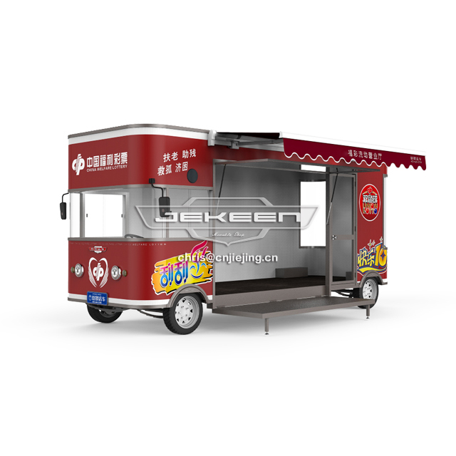 Hot sale mobile shop exhibition truck high quality food truck with fast food service