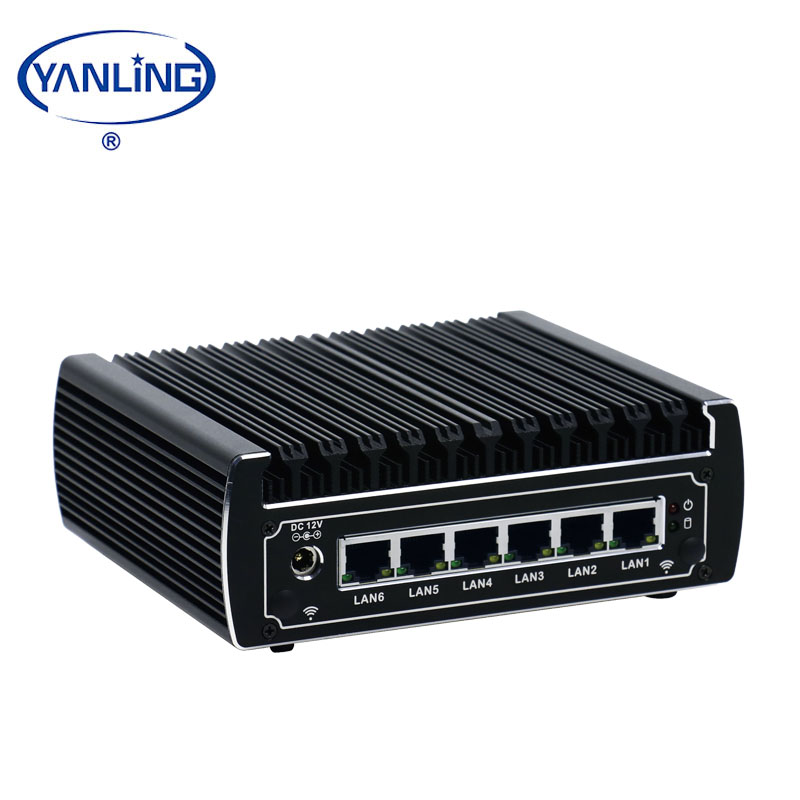 Мини-маршрутизатор Pfsense, 6 Lan VPN, с поддержкой сервера Linux и Intel 3855u