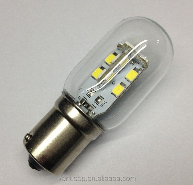 Трубчатая SMD Светодиодная лампа для холодильника T22 1 Вт