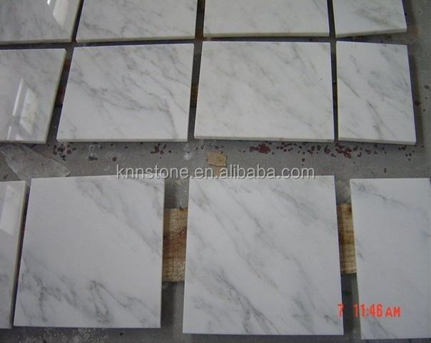 Популярные Itlaian Carrara Белая Мраморная плитка в наличии