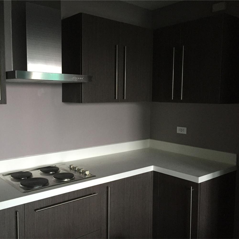 Modern High Quality Simple Design Stainless Melamine Kitchen Cabinet