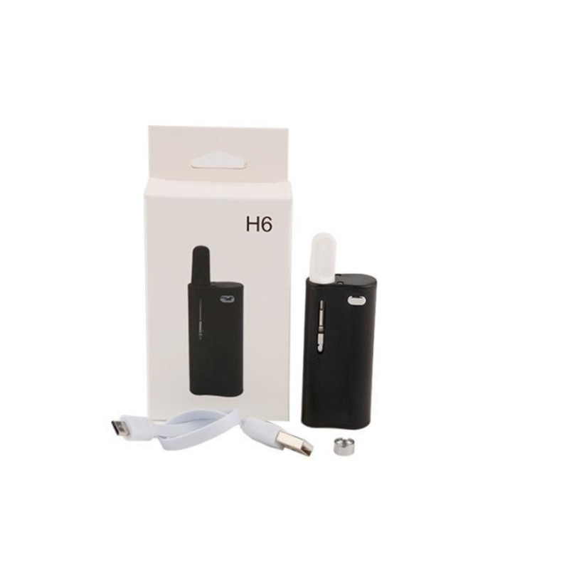 Hibron H6 комплект с Vape Box модов 350 мАч Подогрев батарея и испаритель керамика стекло картриджи распылитель оригинальный DHL КОРАБЛЬ Бесплатная