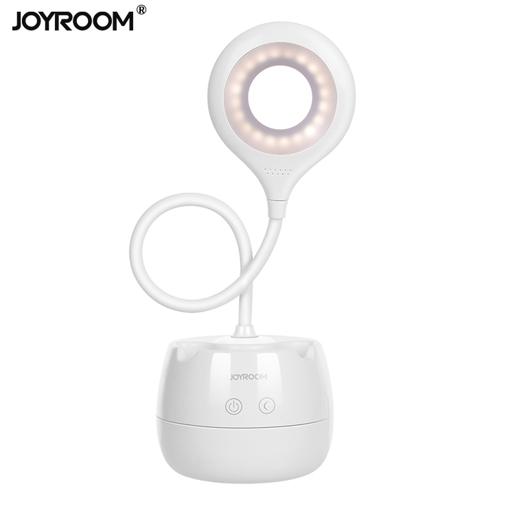 Гибкая светодиодная настольная лампа JOYROOM с сенсорным сенсором и держателем для карандашей