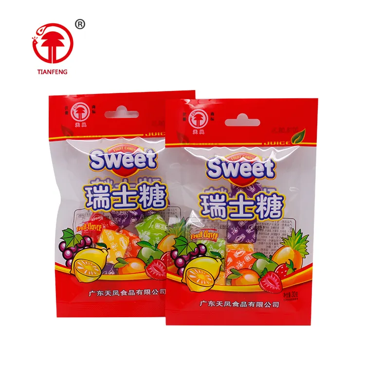 Swiss sugar fruit candy and sweets halal sweet swiss candy sugus sugar for bag packing