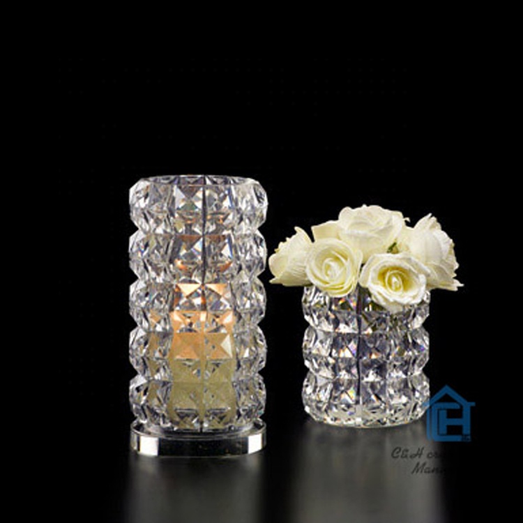 Топ класс довольно Мозаика Кристалл bling ваза для украшения дома