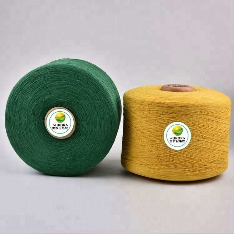 Blended open end yarn for knitting working glov es / for mop/glo ves /sock