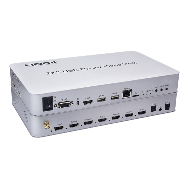 HDMI многоэкранный настенный контроллер 4K USB 2x3 настенный видеоконтроллер