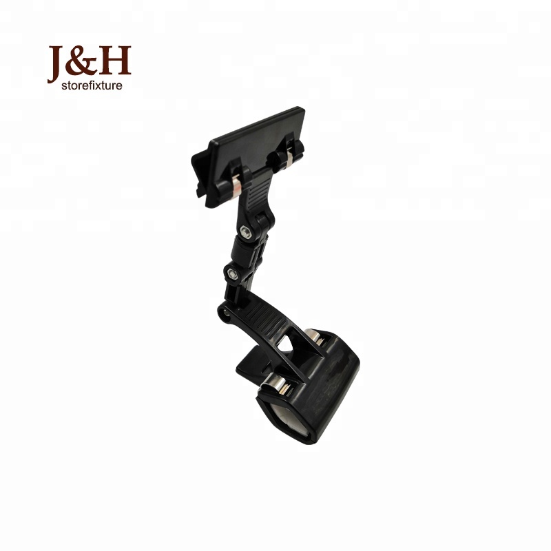 J & H витрина по заводской цене цветные двухсторонние пластиковые ценовые этикетки дисплей поп-клип для рекламы супермаркета