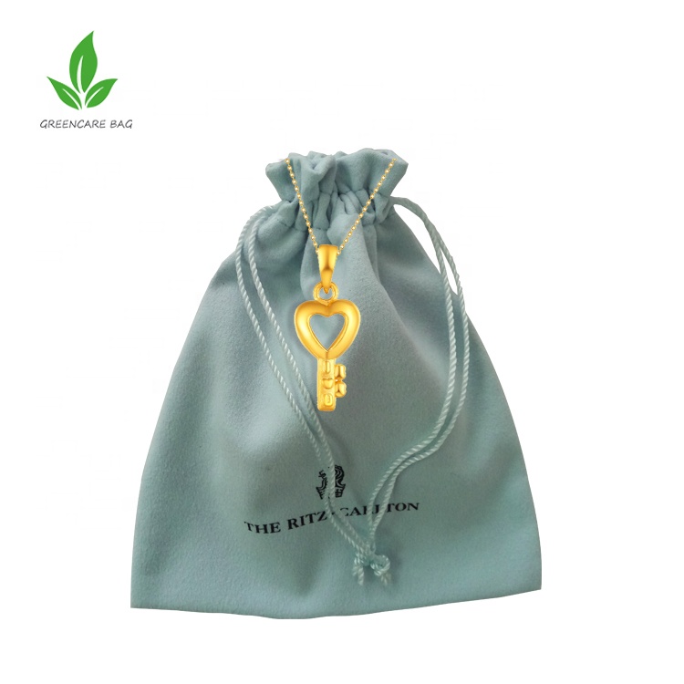 Пользовательские подарок пыли drawstring мешок ювелирные изделия из микрофибры замши сумка