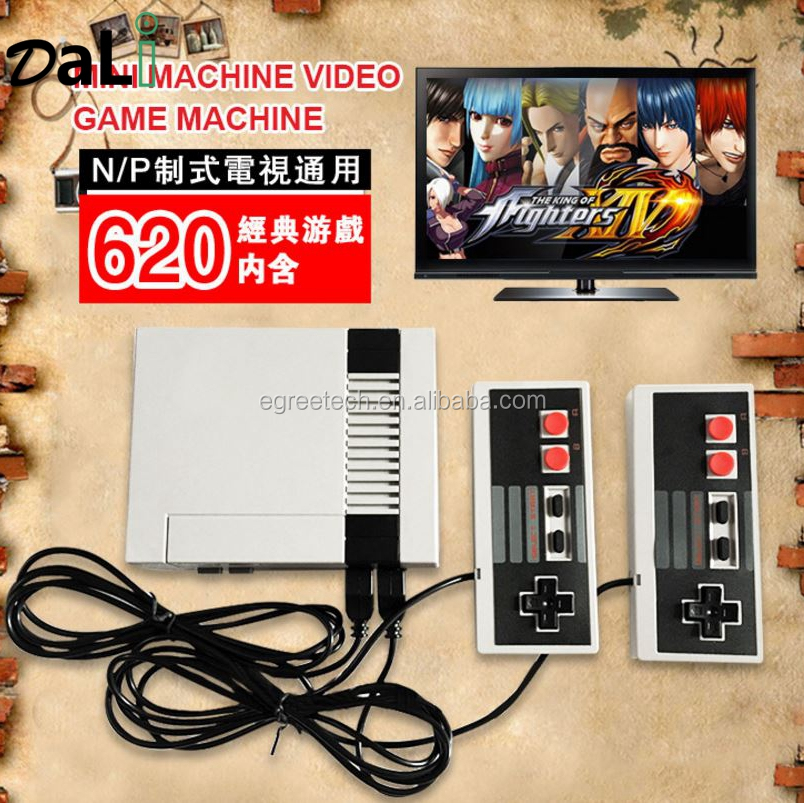 Мини-Консоль встроенный 620 игр ретро портативный игровой плеер семейный ТВ игровая консоль