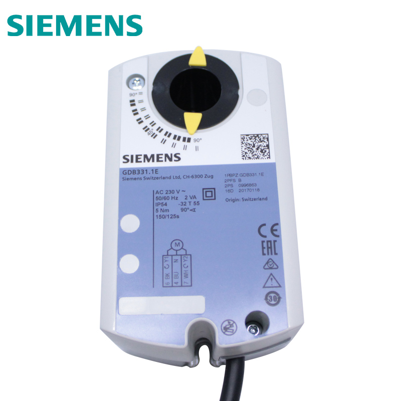 SIEMENS воздушные демпферы, роторная версия, Трехпозиционное управление, AC230V,GDB331.1E
