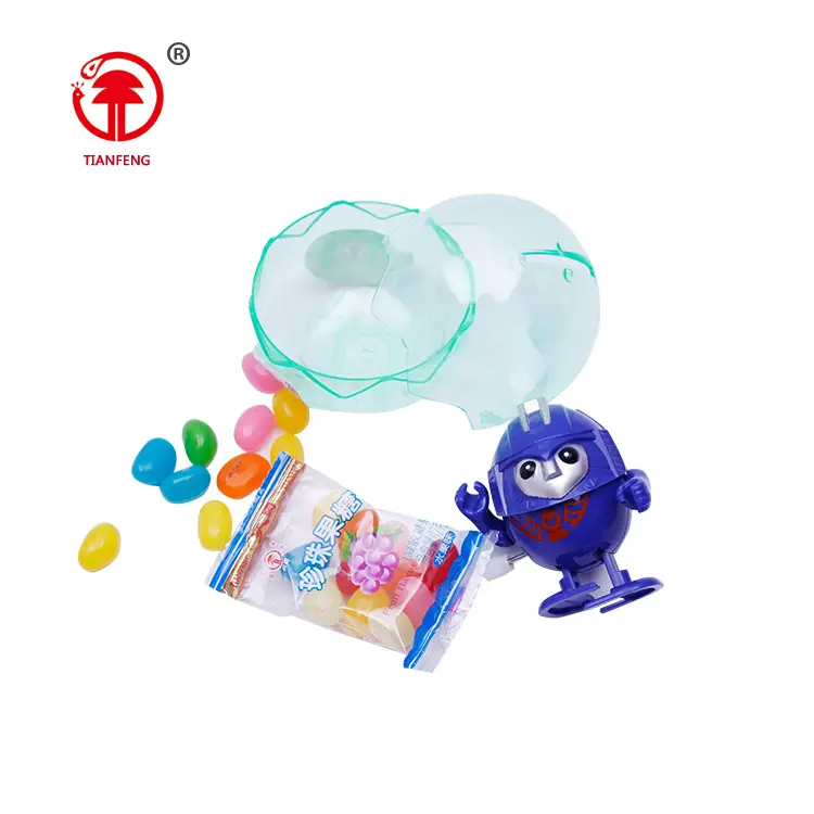 Classic in transparent jar jelly egg candy jelly bean eggshell shape toy candy for children flavour halal jelly bean