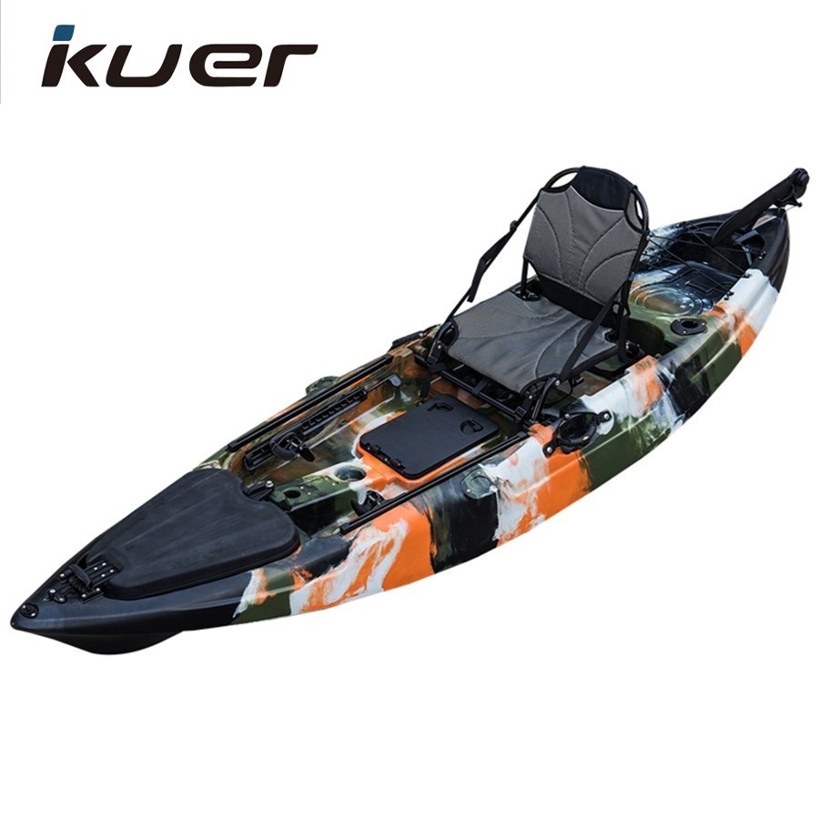 Пластиковый Каяк, рыболовная лодка KUER RODSTER sit on top