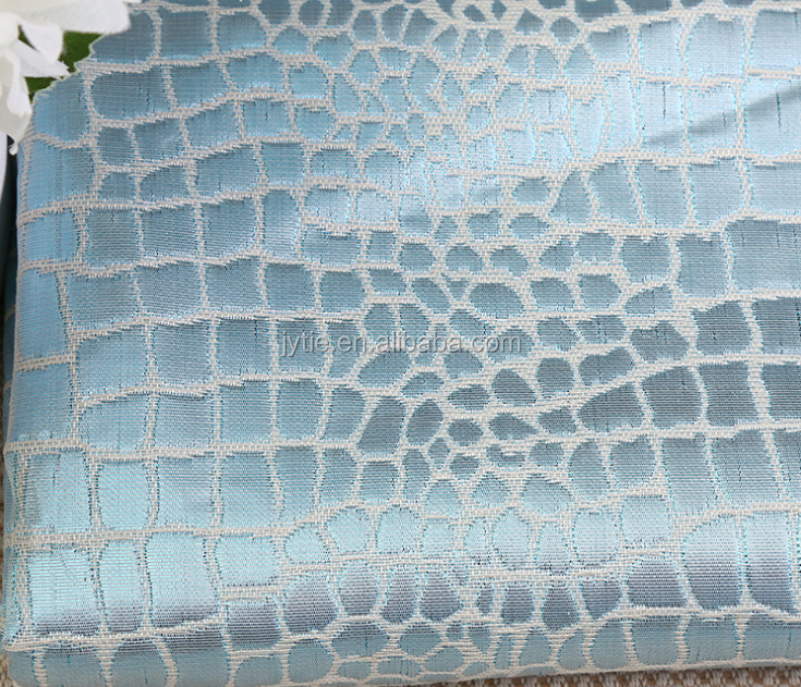 Retro Square Woven Jacquard polyester Fabric