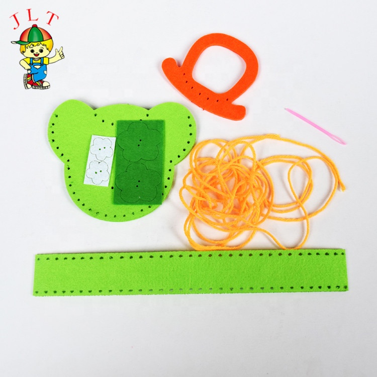 Горячая продажа головоломка diy игрушка ручной кукольный нетканый соска в форме медведя ручной кукольный