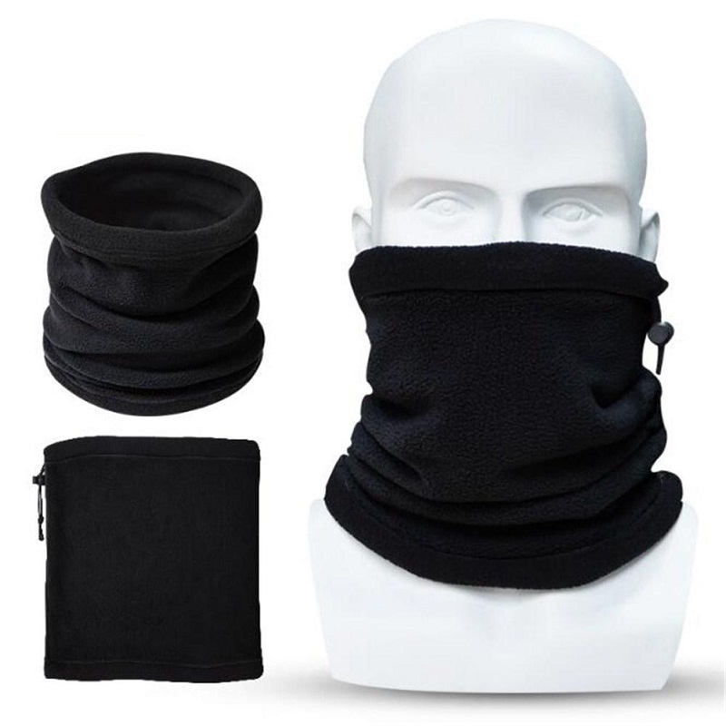 Deliwear Multifunctional Windstopper Face Warm Mask Polar Fleece Neck Warmer for Ski Wear Snowboarding