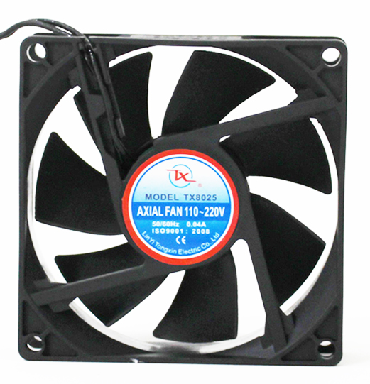 8025 EC 115v 230v осевой вентилятор, шариковый или рукавной подшипник вентилятор, 3 дюйма 80 мм 80x80x25 мм охлаждающий вентилятор
