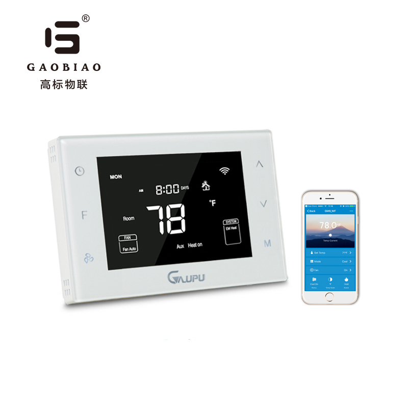 GM6-HP-WI WIFI умный термостат, сенсорный дисплей, Alexa и Google Assist