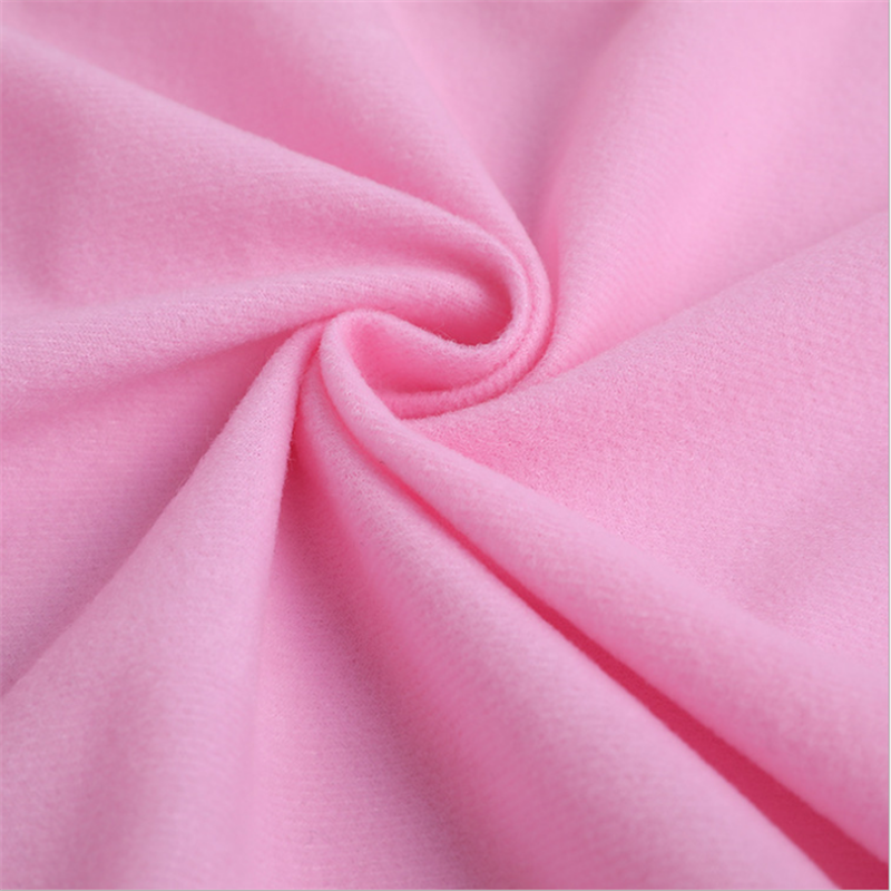 huzhou warp knitted double brushed polyester fabric