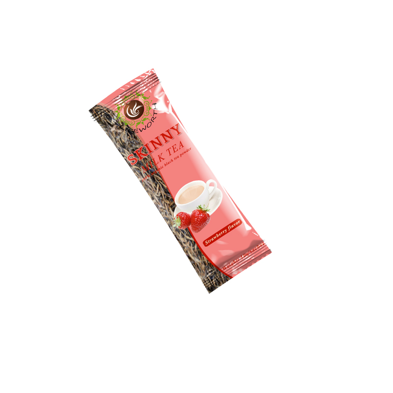 Lifeworth detox тонкий клубничный вкус молоко чай красный