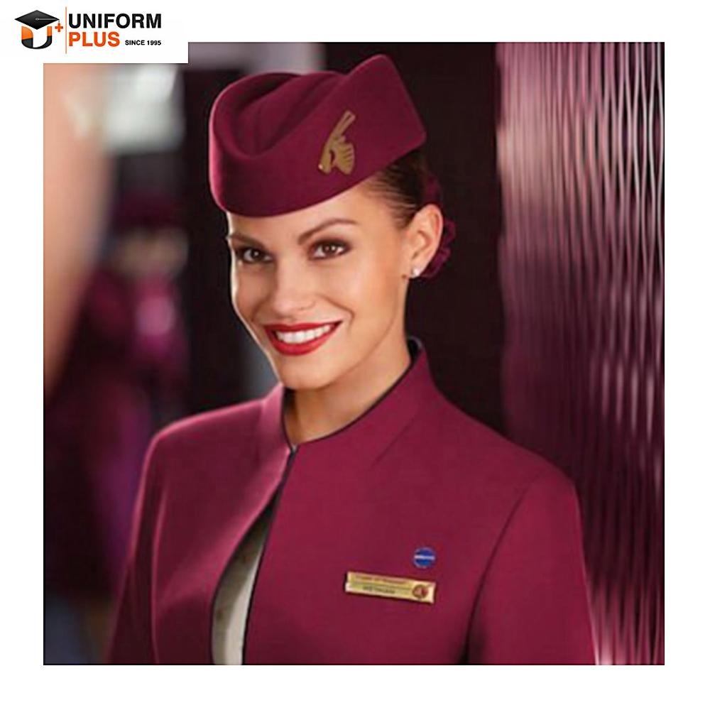 Пользовательские моды qatar airways авиакомпании стюардесса равномерный дизайн