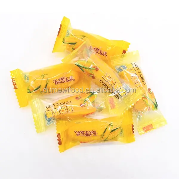Sweet Yellow Corn Shape Soft Jelly Gummy Candy