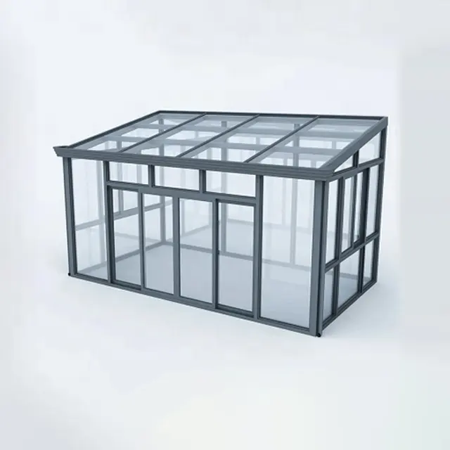 Летняя рама для дома, алюминиевая солнечная комната с закаленным стеклом