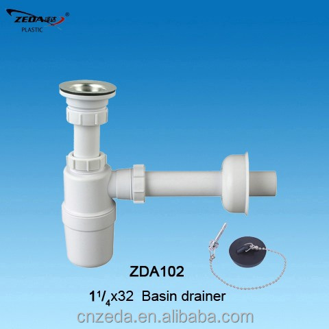 Kitchen sink drainer with strainer , SIPHON bottle trap,wash basin waste sewer