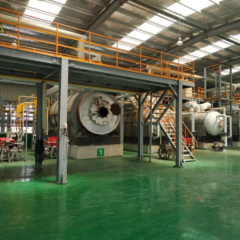 municipal refuse recycling machine waste plastic pyrolysis oil plant for sale