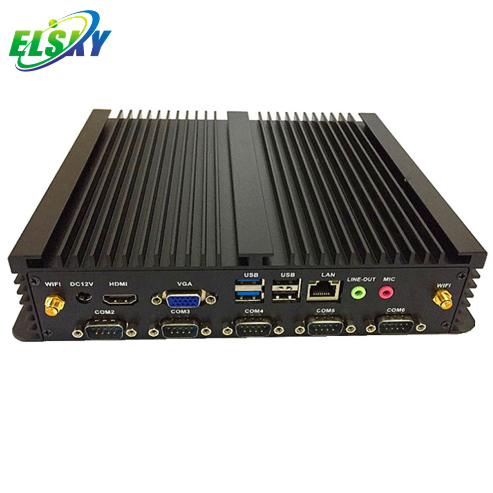 12 В Intel Core I7-4500U Dual Lan карман промышленных мини-ПК с RS232 и LPT