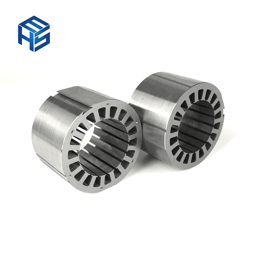Silicon steel motor core and stator rotor lamination