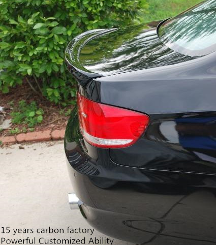 E92 М Спорт углерода волокно задний спойлер багажника крыло губы для BMW E92 MTECH