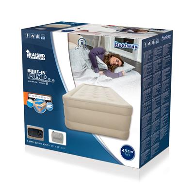 Bestway twin Размер 1,91 м * 97 см * 43 см 69009 надувной матрас стекались катушки луч воздуха, кровать с внутренней насоса
