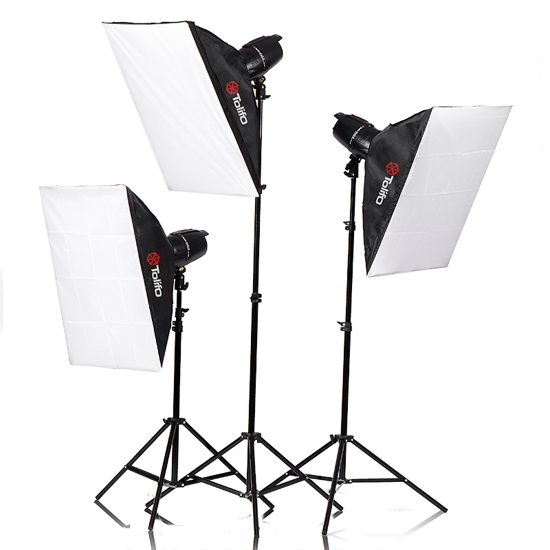 Tolifo внутренняя фотосъемка Bowens Mount Strobe Studio Flash light Kit