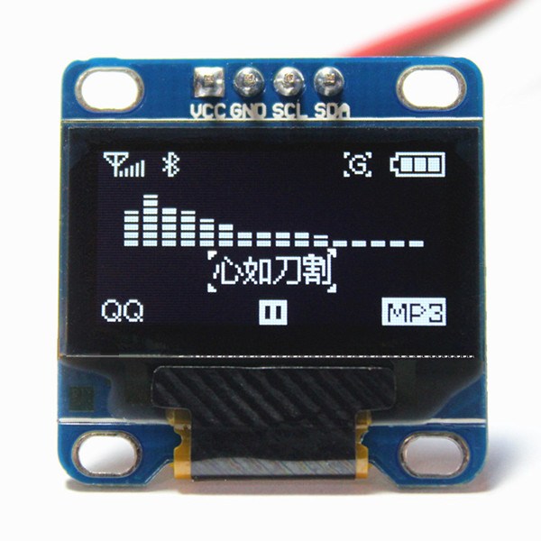 0,96 дюймов 128*64 IIC I2C Белый Синий SSD1306 OLED модуль дисплея для arduino Diy Kit